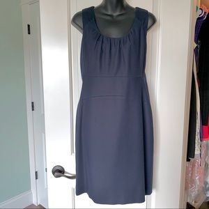 J.Crew Navy Sleeveless Suiting Shift Dress 8